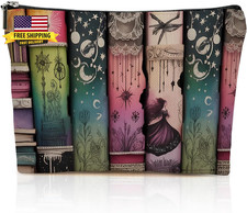 Witchy Gifts Makeup Bag, Mystical Witchy Book Cosmetic Bags Makeup Pouch ⭐️⭐️⭐️⭐ picture