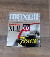 Maxell High Bias XL II, 8 Pack NEW 90 Minute Blank Cassette Tapes SEALED picture
