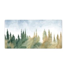 Decorative Desk Mouse Pad Mat PC Protector Forest Landscape 100x50 picture