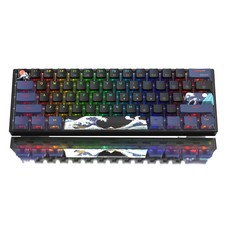 60% Percent Keyboard Gaming, Creamy Mechanical Wired Keyboard Anime picture