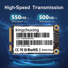 Kingchuxing 1TB 512GB 256GB 550MB/S MSATA SSD Solid State Drive 6Gb/s PC/Laptop picture