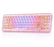 YUNZII Mechanical Gaming Keyboard X71 68% Layout Crystal Ice Switch Wireless picture