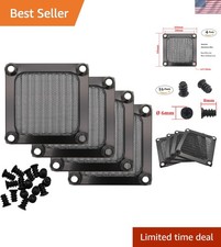 60mm Computer Fan Filter Grills, Black Color, 4 Pack picture