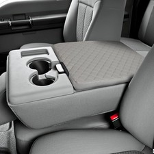 JOYTUTUS Center Console Jump Seat 11-14 F150 & 11-16 F250+, Gray  picture