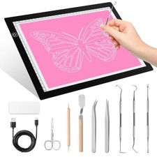 Dorhui A4 Light Pad for Weeding Vinyl, LED Copy Board Tracing Color 2  picture