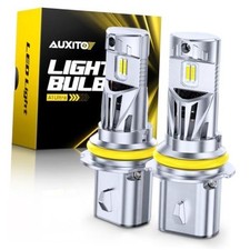 Latest 9007 Bulbs, 50000LM 1000% Brightness 6500K Cool White, Direct picture