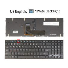 US Laptop Keyboard for Clevo N151SD N155RD N155RD1 N155RF N155RF1 N155SC Backlit picture