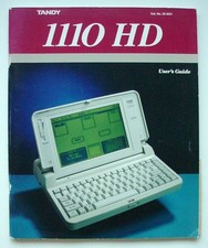 TANDY  1110 HD 1100HD Computer User's Guide Excellent Condition picture