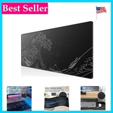 Extra Large Kanagawa Wave Gaming Mouse Pad - 31.5 x 11.8 in - Stylish Precision picture