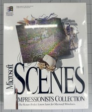 Microsoft Scenes Impressionist Windows 3.1 Collection 3.5