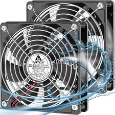 120mm x 25mm Waterproof Fan, 24V DC IP67 Rating High Speed Dual Ball Bearing ... picture