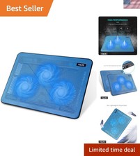 HV-F2056 Laptop Cooling Pad for 15.6-17 Inch Laptops, Blue picture