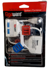 Gigaware RadioShack Cat5E Ethernet Splitter/Combiner (2790033) – Brand New picture