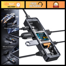 6-in-1 USB C Hub with HDMI 4K@60Hz, Gigabit Ethernet, 100W PD, for MacBook & Mor picture