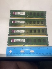 Kingston 3X 1GB and 1x2GB PC3-10600U Desktop ram modules picture