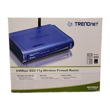 TRENDnet TEW-432BRP 54 Mbps 4-Port 10/100 Wireless G Router ~ Open Box picture