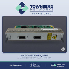 Juniper MIC3-3D-2X40GE-QSFPP 2-Port 40GbE MIC QSFP+ — Tested & Guaranteed picture
