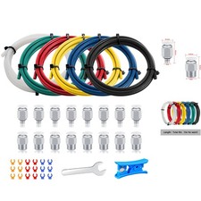 Versatile Bowden Tubing Kit, 6M PTFE with Cutter & Collet Clips for 3D Printers picture