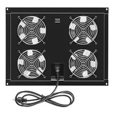 NavePoint 42U Cabinet Top Mount Fan Panel, 4 fans, 110 50/60Hz, Cooling System picture