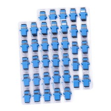 100 PCS SC To SC UPC Fiber Optical Coupler Adapter Network Connector Supply picture