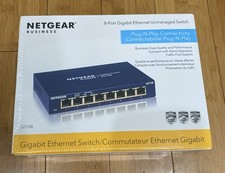 Netgear ProSAFE GS108 8-Port Gigabit Ethernet Desktop Switch - New Sealed picture