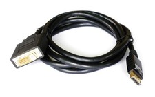 DisplayPort Male to DVI-D Male 2 Meter Cable Premium 6FT picture
