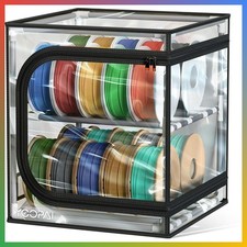 3D Printer Filament Storage Box Transparent 20 Rolls Organizer Holder Rack picture