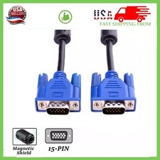 VGA Video Cable 5ft Cord 1080p 60Hz Male to Male Cord 15 Pin for Pc Tv Monitor picture