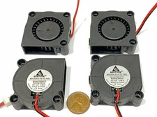 4 Pieces 12V Brushless 4015 Cooling Fan Blower 2pin 40mm 3D Printer Computer E33 picture