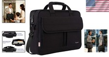 Elegant Black Laptop Bag 15.6 Inch – Perfect Gift for Professionals & Students picture