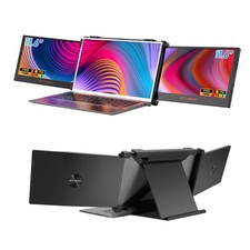 Dual Portable Monitor for Laptop FHD IPS Display Screen Triple Monitor Extender picture
