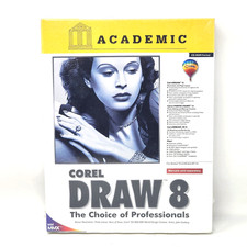 Corel Draw 8 The Choice of Professionals Academic Band Brand New Sealed picture