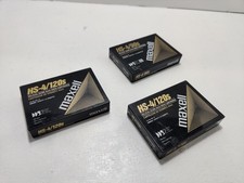 Lot of 3 Maxell Helical-Scan 4mm Data Cartridges - (2) HS-4/120s & (1) HS-4/90s  picture