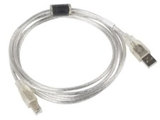 Shielded USB Cable With Ferrite Core For Sensitive Scanner USB-A 2.0 A-B Cable picture