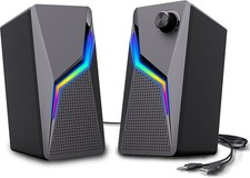  Computer Speakers, PC Gaming Speakers with Enhanced Bass and Volume Control,  picture