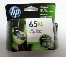 Genuine HP 65XL (N9K03AN) Tri-Color Ink Cartridge picture