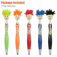QTY 5 STYLUS PENS -MICROFIBER SCREEN/iPAD CLEANER FOR COMPUTERS picture