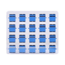 20 PCS SC/UPC Fiber Optic Coupler Female Duplex Singlemode Network Adapter picture
