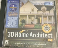 Vintage Broderbund 3D Home Architect 5 PC CD-ROM Home Design Software picture