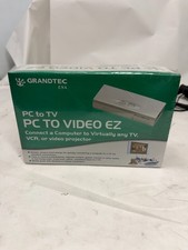GrandTec USA PC to Video EZ Converter GEZ-1000 VGA to TV RCA S-Video Sealed picture