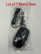 Lot Of 7 Genuine HP 672652-001 2 Button Wired USB Optical Mouse - Brand New  picture