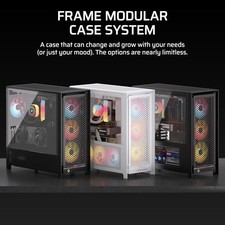WHITE - CORSAIR FRAME 5000D RS MODULAR HIGH AIRFLOW MID-TOWER PC CASE – 4X picture