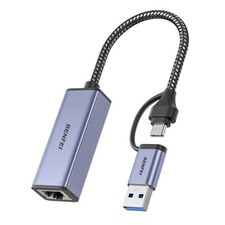 BENFEI USB 3.0 to Ethernet Adapter, C RJ45 Gigabit LAN 1 PACK, Gray picture