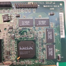 Matrox MGA-G100A-E 8MB AGP Video Card Vintage Graphics Accelerator 815-01 REV A picture