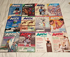 Vintage Antic Atari Resource Magazine Lot Complete 1987 Set 12 Months  Jan - Dec picture