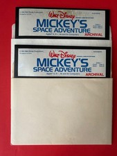 Walt Disney Mickey's Space Adventure 2 Disk Set / Apple II Computers picture