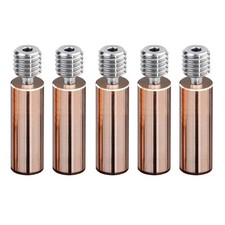 5PCS Updated Hotend Heat Break For FLSUN SR Q5 3D Printer Throat Copper Titanium picture