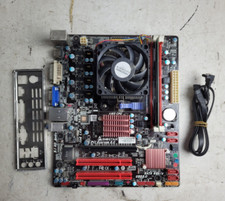 BioStar A880GZ Motherboard w/AMD Athlon II X4, 2GB RAM, & IO Shield #1981 picture