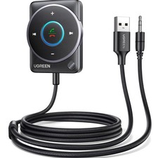 Bluetooth 5.4 Aux Car Adapter, [Enhanced Connection & Noise Cancellation], Bl... picture
