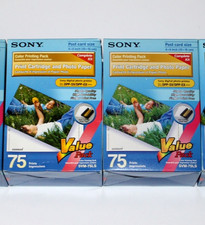 Sony SVM-75LS 4x6 Print Pack 75 Prints for DPP-SV/DPP-EX - Lot of 2. New. Sealed picture